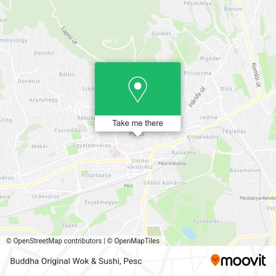 Buddha Original Wok & Sushi map