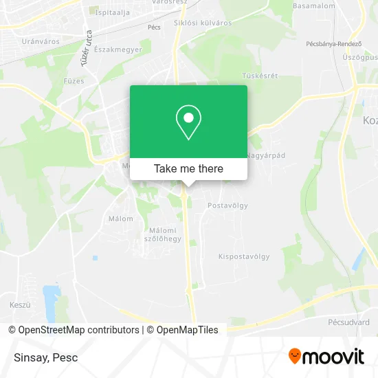 Sinsay map