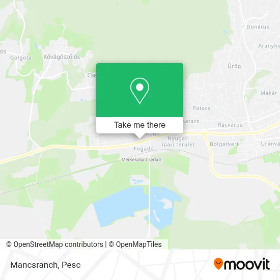 Mancsranch map
