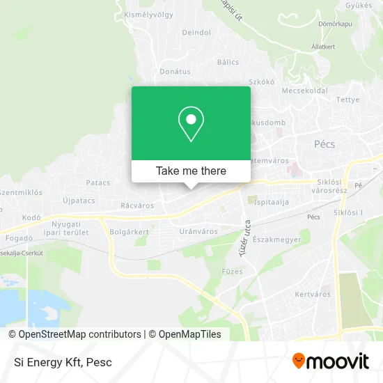Si Energy Kft map