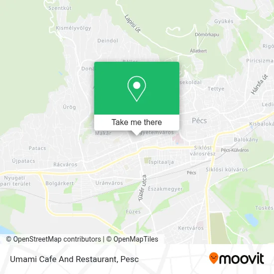 Umami Cafe And Restaurant map