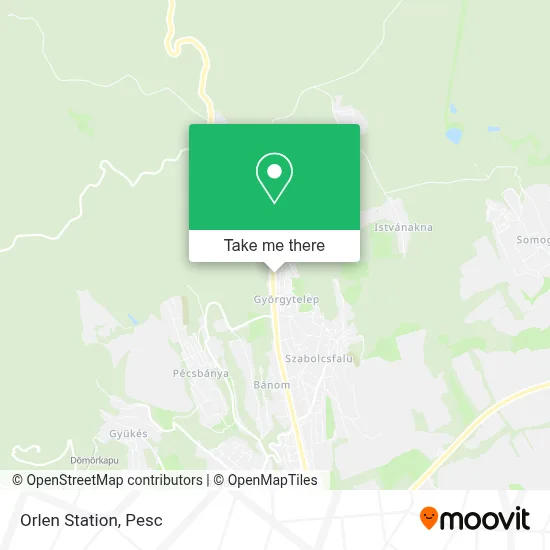 Orlen Station map