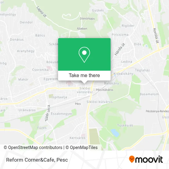 Reform Corner&Cafe map