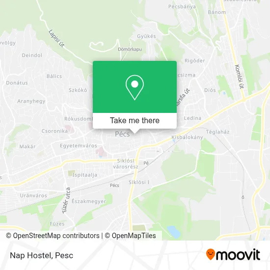 Nap Hostel map