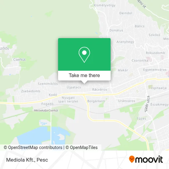 Mediola Kft. map