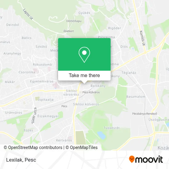Lexilak map