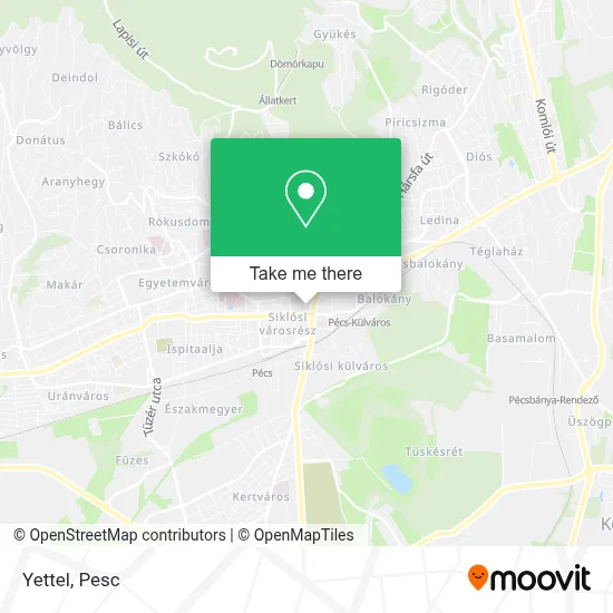 Yettel map