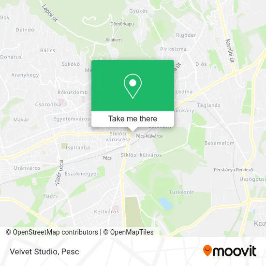 Velvet Studio map