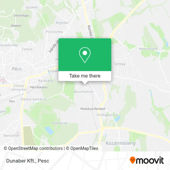 Dunaber Kft. map