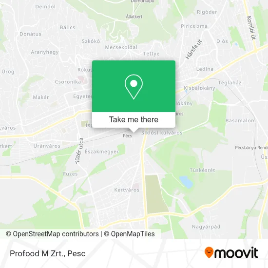 Profood M Zrt. map