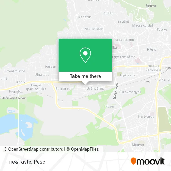 Fire&Taste map