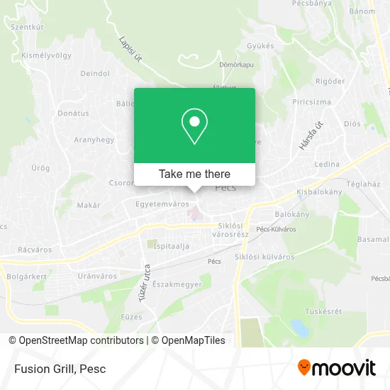 Fusion Grill map