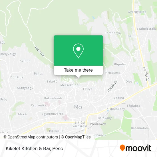 Kikelet Kitchen & Bar map