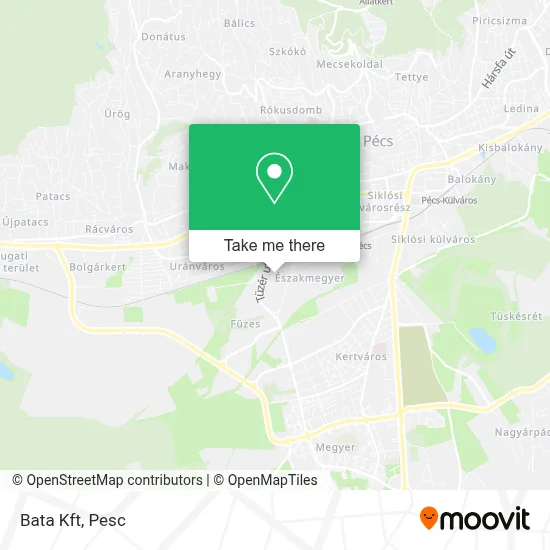 Bata Kft map