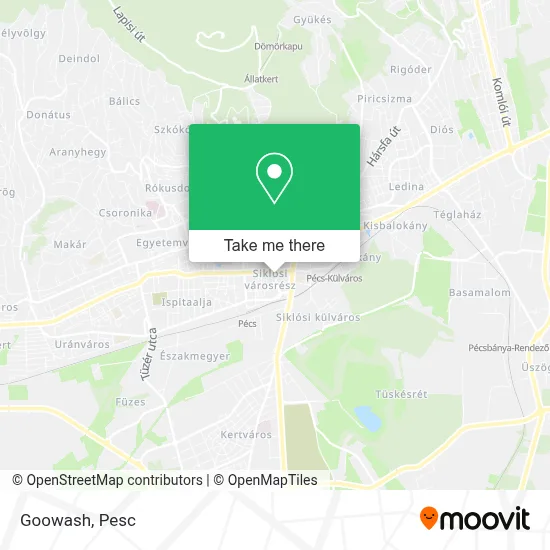 Goowash map
