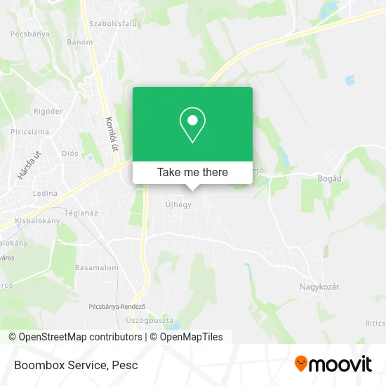 Boombox Service map