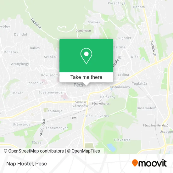 Nap Hostel map
