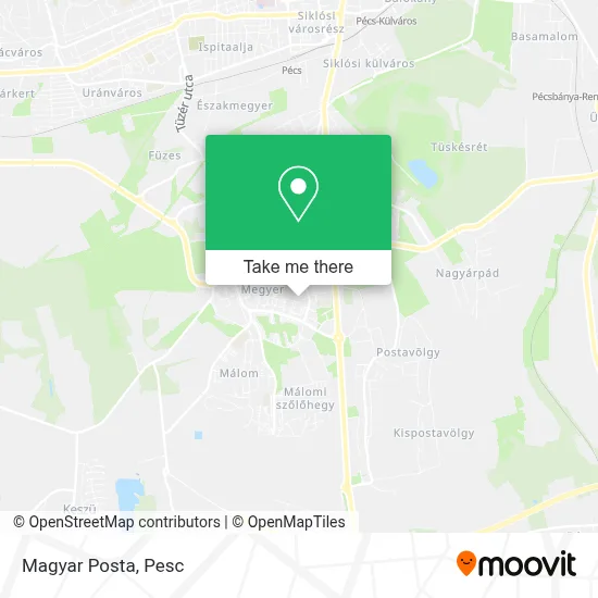 Magyar Posta map