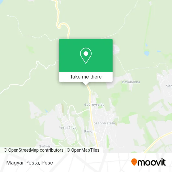 Magyar Posta map