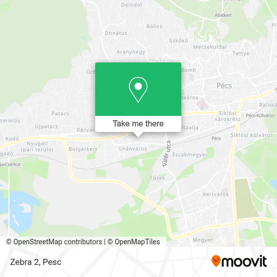 Zebra 2 map