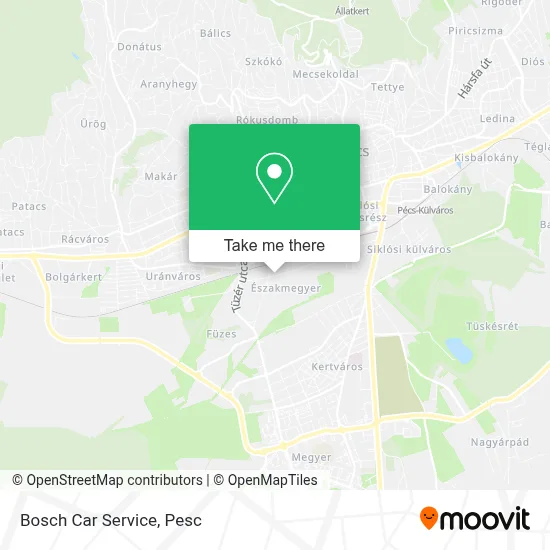 Bosch Car Service map