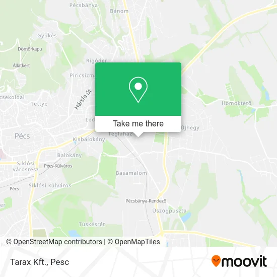 Tarax Kft. map