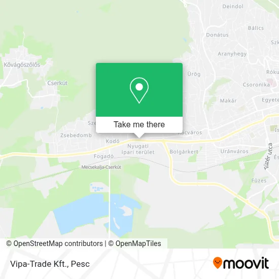Vipa-Trade Kft. map