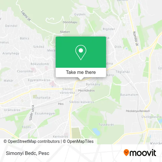 Simonyi Bedc map