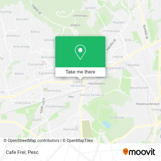 Cafe Frei map