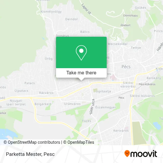 Parketta Mester map