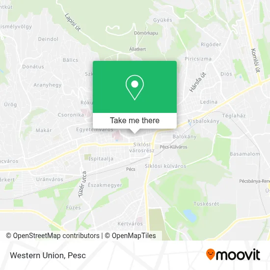Western Union map