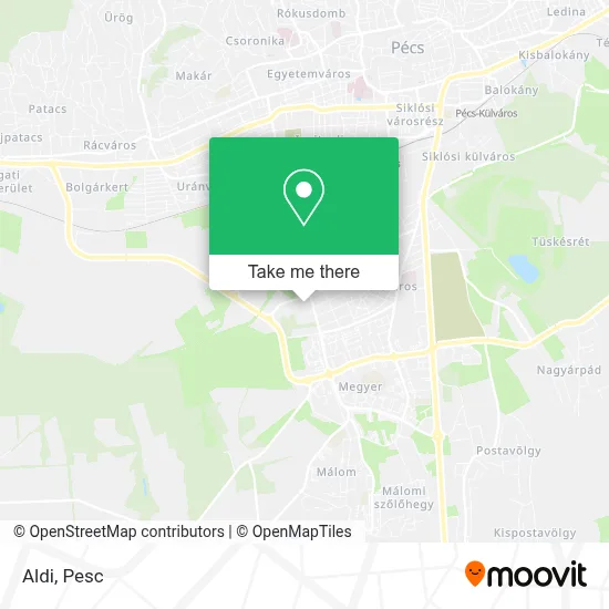 Aldi map