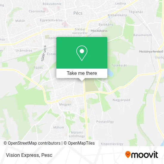Vision Express map