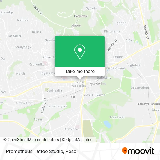 Prometheus Tattoo Studio map