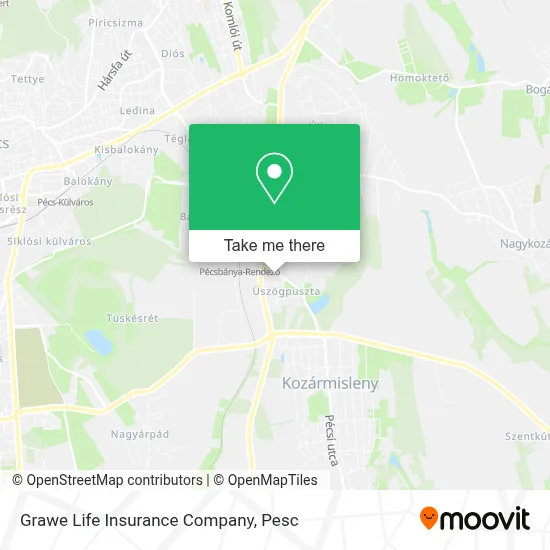 Grawe Life Insurance Company map