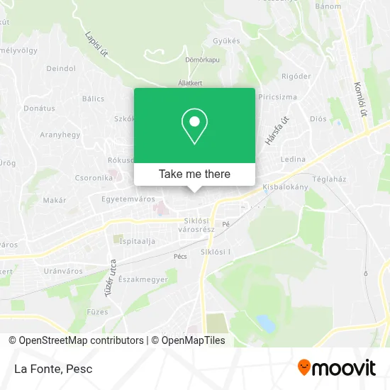 La Fonte map