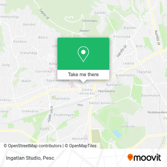 Ingatlan Studio map