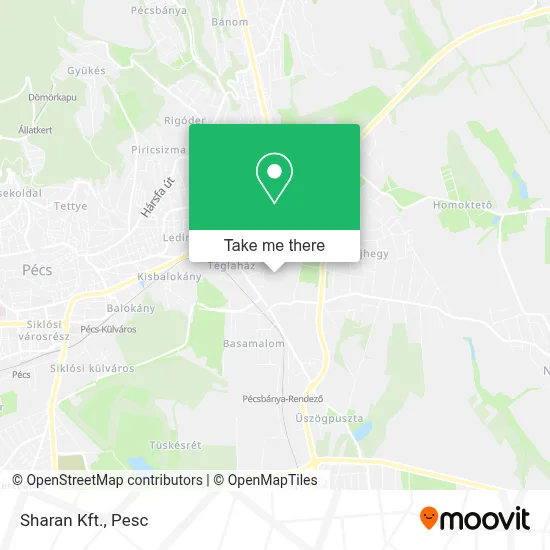 Sharan Kft. map