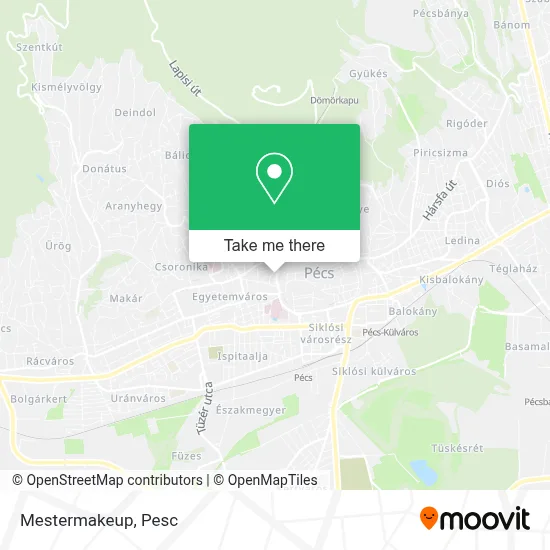 Mestermakeup map