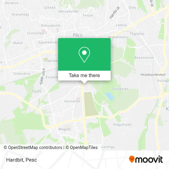 Hardbit map