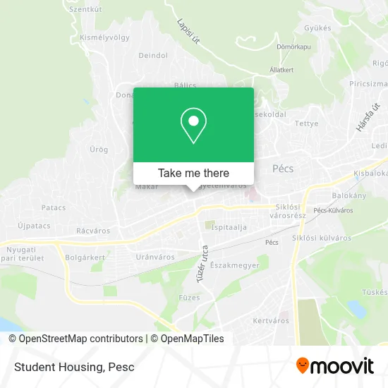 Student Housing map