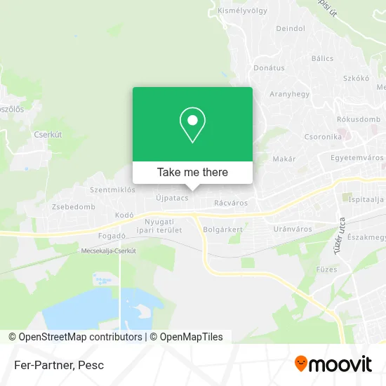 Fer-Partner map