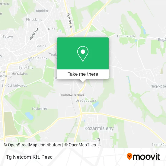 Tg Netcom Kft map