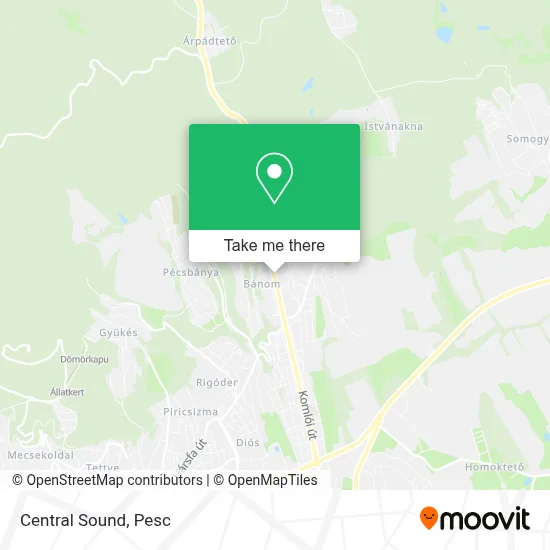 Central Sound map