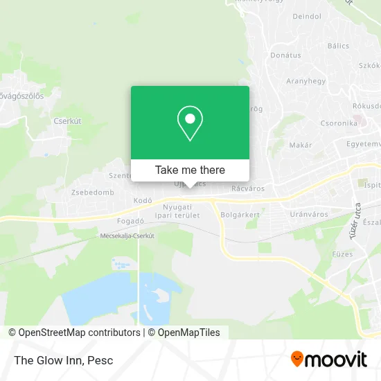 The Glow Inn map