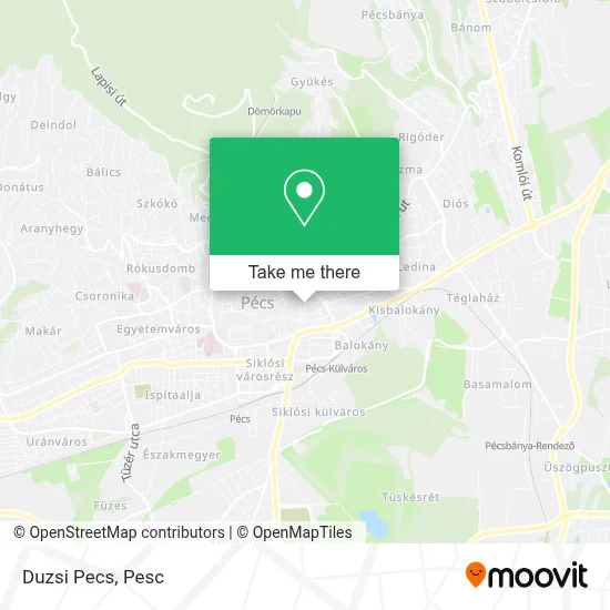 Duzsi Pecs map