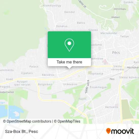 Sza-Box Bt. map