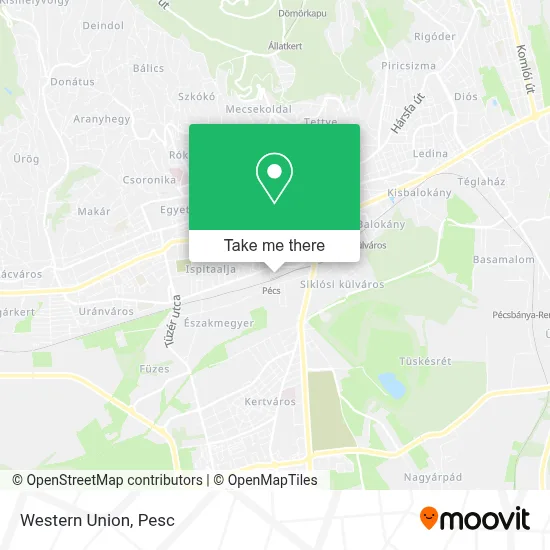 Western Union map