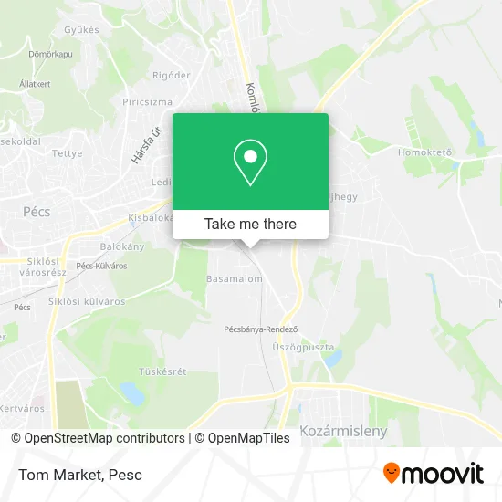 Tom Market map