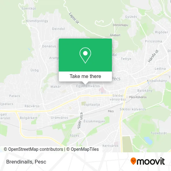 Brendinails map
